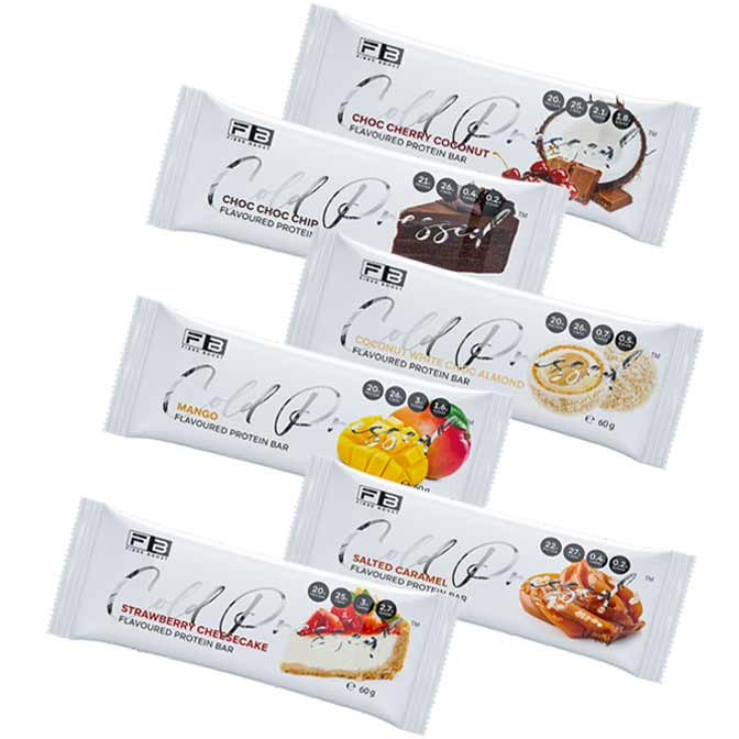 Cold Cold Pressed Protein Bar by Fibre Boost Trial Pack (Box of 6)