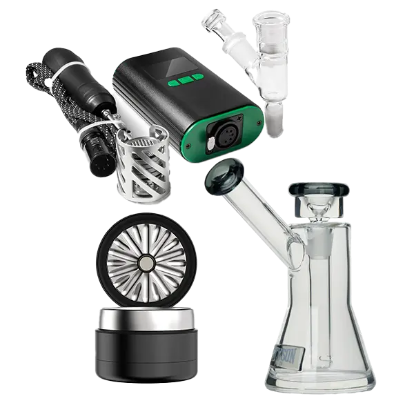 Vape Joint Advanced Ball Vape Bundle(Ruby Twist + Tyson 2.0 Bubbler + Flower Mill)