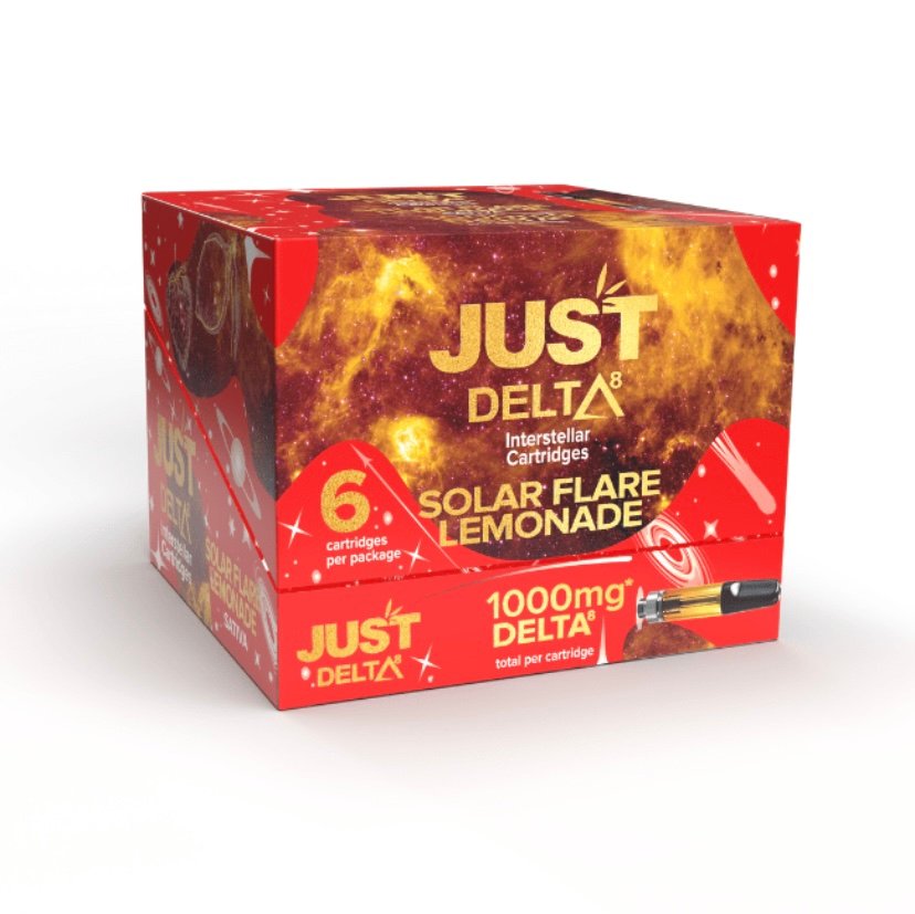 Vape Joint Delta 8 Cartridges 6 Pack Solar Flare Lemonade