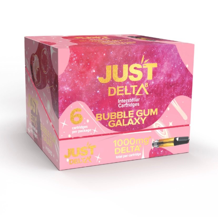 Vape Joint Delta 8 Cartridge 6 Pack Bubble Gum Galaxy