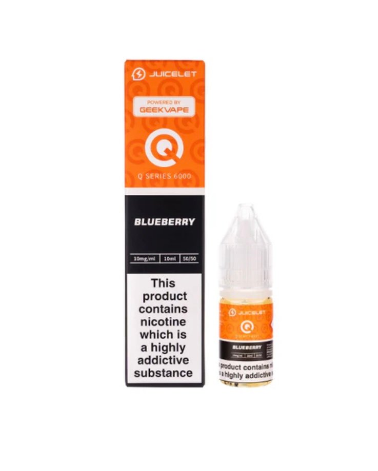 Geekvape Blueberry Q Series 6000 Nic Salt E-Liquid by Juicelet