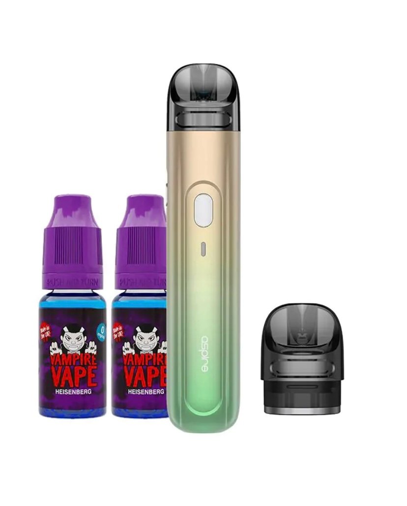 Vape Joint Aspire Flexus Q Pod Kit & E-Liquids Bundle
