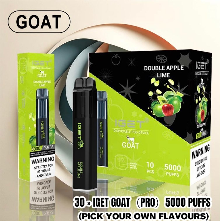 Vape Joint 30 × IGET GOAT（PRO）5000 PUFFS ( PICK YOUR OWN FLAVORS )
