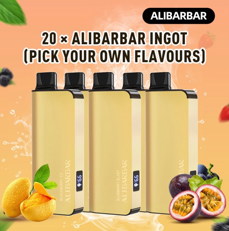 Vape Joint 20 × ALIBARBAR INGOT (PICK YOUR OWN FLAVOURS)