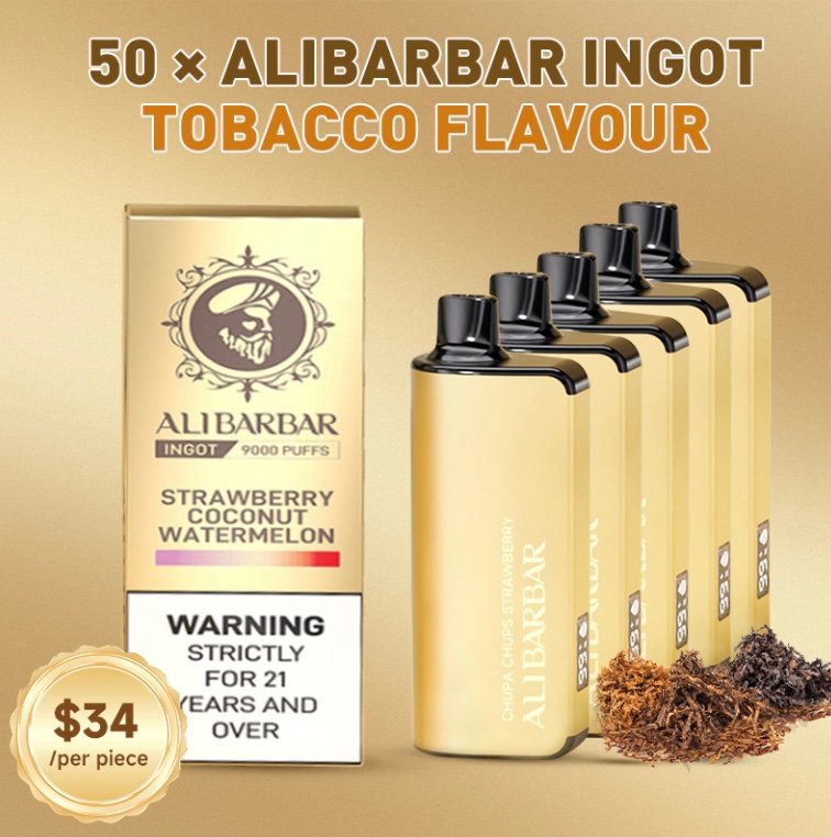 Vape Joint 50 × ALIBARBAR INGOT & TOBACCO