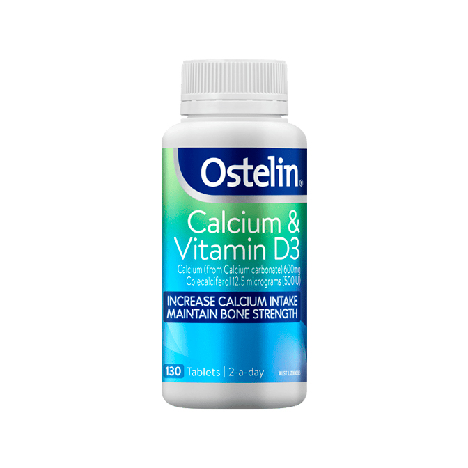 Ostelin Ostelin – Calcium and Vitamin D3 130 Tablets