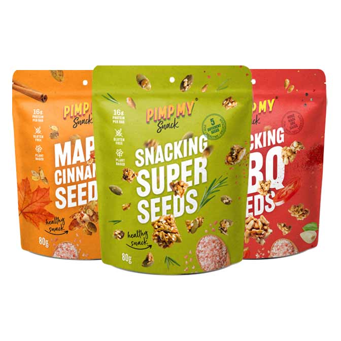 Pimp Pimp My Snack – Snacking Seeds 80g by Extraordinary Foods