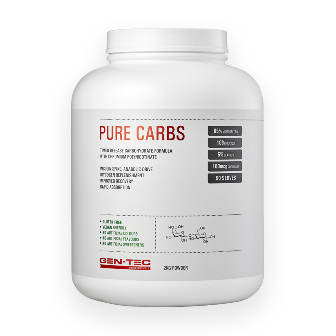Pure Pure Carbs by Gen-Tec 2kg Unflavoured