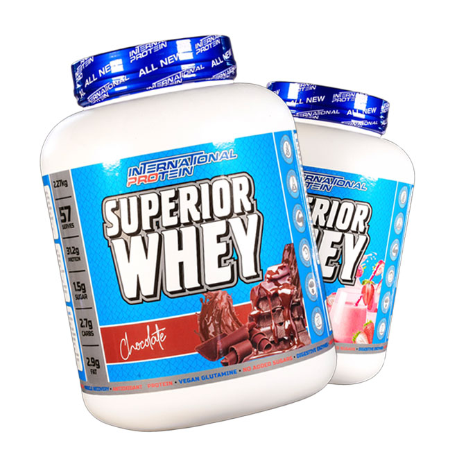 Superior Superior Whey Protein by International Protein 2.27kg