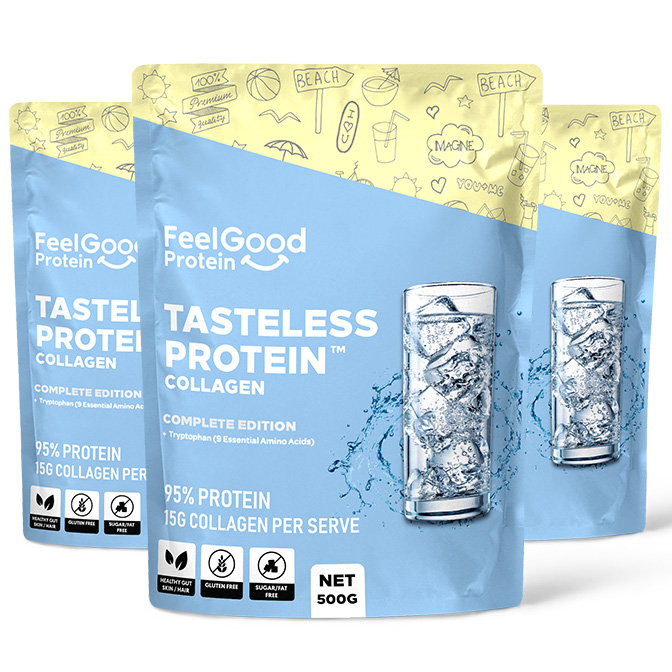 Bundle Bundle Pack – Tasteless Protein 500g x 3 by Feel Good Protein (Save 15%)