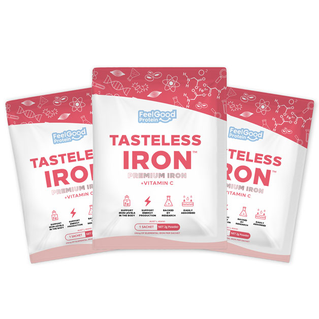 Tasteless Tasteless Iron by Feel Good Protein – 3-Serve Pack