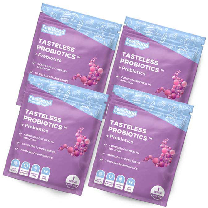 Tasteless Tasteless Probiotics + Prebiotics by Feel Good Protein – Sample Pack