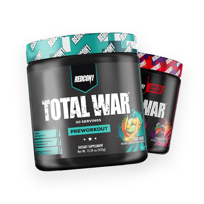 Total Total War Pre-Workout by Redcon1 30 Serves