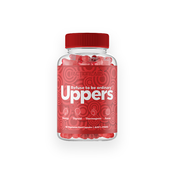 Uppers Uppers Energy Support by Faction Labs 60 Capsules